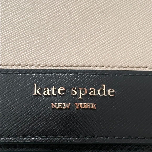Kate Spade Elegant Black and Tan Crossbody Bag - Picture 3 of 6